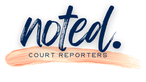Noted Court Reporters logo